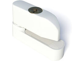 SecuMax Raamgrendel afsluitbaar wit