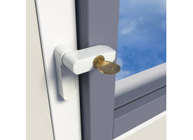 SecuMax Raamgrendel afsluitbaar wit