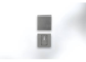 SKG3 veiligheidsrozetten vierkant 54x54x12mm profielcilindergat met kerntrekbeveiliging PVD titaan mat