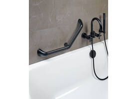 SecuCare Wandbeugel 45 graden 30x30 Li/Re zwart mat