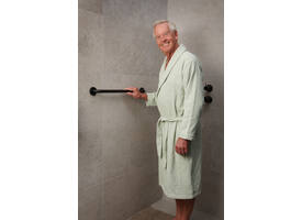 SecuCare Wandbeugel 60cm RVS Ø25 Zwart