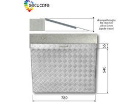 SecuCare Drempelhulp Alu type 3 B 78cm H 5 tm 15cm