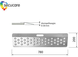 SecuCare Drempelhulp Plus model 1 B78 H 0-3cm
