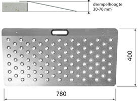 SecuCare Drempelhulp Plus model 2 B78 H 3-7cm