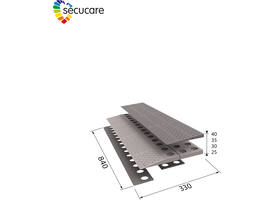 SecuCare Drempelhulp set 2, 84x4x33cm