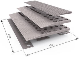SecuCare Drempelhulp set 3, 84x6x45cm