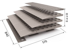 SecuCare Drempelhulp set 4, 84x8x57cm
