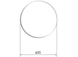 SecuCare Anti slip sticker rond 35mm, transparant (32)