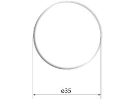 SecuCare Anti slip sticker rond 35mm, wit (32)