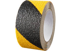SecuCare Anti slip sticker op rol, 50x3000mm, zwart/geel