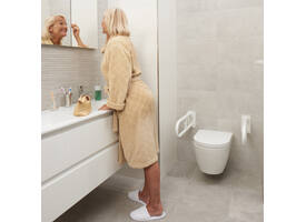 SecuCare Toiletrolhouder tbv toilet klapbeugel Basic wit