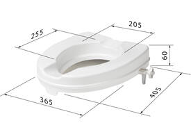 SecuCare Toiletverhoger, 6cm hoog