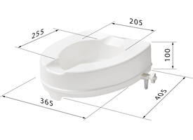 SecuCare Toiletverhoger, 10cm hoog