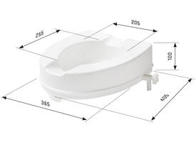 SecuCare Toiletverhoger, 10cm hoog
