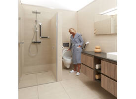 SecuCare Toiletverhoger met klep, 6cm hoog