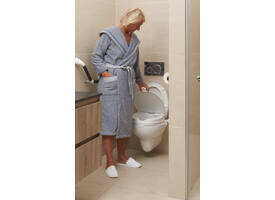 SecuCare Toiletverhoger met klep, 6cm hoog