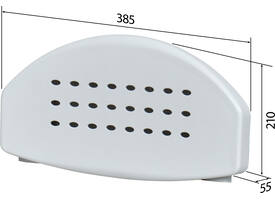 SecuCare Rugleuning tbv douche stoel & zitje