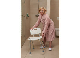 SecuCare Douchestoel BASIC met rugleuning