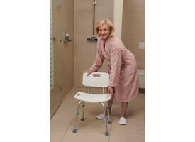 SecuCare Douchestoel BASIC met rugleuning
