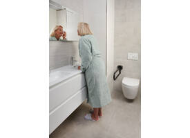 SecuCare Toiletbeugel opklapbaar Premium Zwart, 70cm