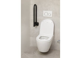 SecuCare Toiletbeugel opklapbaar Premium Zwart, 70cm
