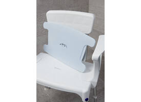 SecuCare Douchestoel Quattro comfort kussen blauw