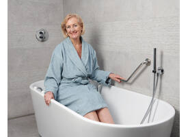 SecuCare Badzit Quattro comfort kussen blauw