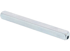 P+E krukstift gegalvaniseerd lengte is 95mm voor 2 gatdeel deurkrukken 8mm te koppelen. Deze stift is geschikt voor deur- en beslagdikte van minimaal 35mm tot maximaal 65mm.