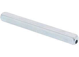 P+E krukstift gegalvaniseerd lengte is 120mm voor 2 gatdeel deurkrukken 8mm te koppelen. Deze stift is geschikt voor deur- en beslagdikte van minimaal 50mm tot maximaal 90mm.