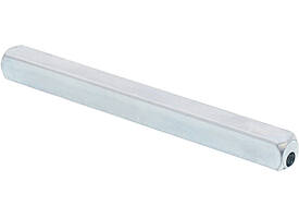 P+E krukstift gegalvaniseerd lengte is 140mm voor 2 gatdeel deurkrukken 8mm te koppelen. Deze stift is geschikt voor deur- en beslagdikte van minimaal 70mm tot maximaal 110mm.