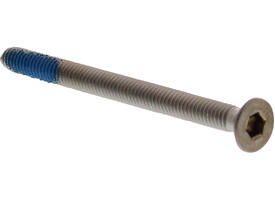 BI6K schroef PK RVS A4  dd.52-58mm voor FLush plaatschilden en plaatrozetten met borgmiddel loctite Bi6ksleutel 3.0mm