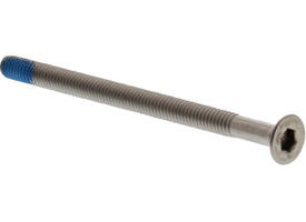 BI6K schroef PK RVS A2  dd.62-68mm voor FLush plaatschilden en plaatrozetten met borgmiddel loctite Bi6ksleutel 3.0mm