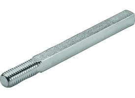 Wisselstift 9mm Heso schroefdraad M10X35 voor in de vaste knop totale lengte stift en schroefdraad 160mmGeschikt voor deurdikte inclusief beslag van 100-125mm.