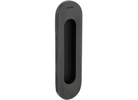 Olivari schuifdeurkom Vico ovaal 128x37mm Antraciet mat titaan PVD