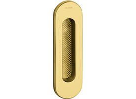 Olivari schuifdeurkom Vico ovaal 128x37mm Messing titaan PVD