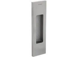 Olivari schuifdeurkom Siro rechthoekig 128x37mm RVS mat titaan PVD