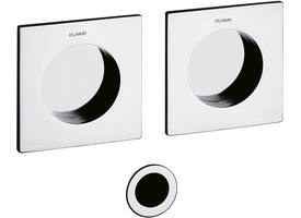 Olivari schuifdeurkom Giotto Q vierkant 42/65mm chroom
