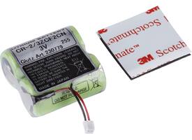 set Lithium 3V per 2 gemonteerd voor Lezers en E-Organisatiebeslag ES1 met klitteband