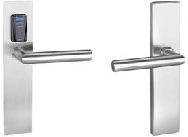 eAccess Staal vlak 3mm  Blind met deurkruk 8mm U-model (8635)