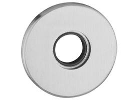 RVS rozet easyfix ø53x8mm, dekrozet gat ø23mm voor krukhals ø22mm, met doorgaande nokken M4