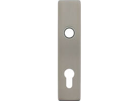 RVS rechthoekig klikschild 177x40x8mm PC72 met stalen basisschild nokdeel M4 easyfix
