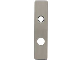 RVS rechthoekig klikschild 177x40x8mm RC74 met stalen basisschild nokdeel M4 easyfix