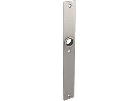 RVS flush rechthoek smalschild BL met 3 bevestigingsgaten 4mm easyfix 240x30x2mm