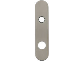 RVS afgerond klikschild 177x40x8mm RC78 met stalen basisschild gatdeel 4mm easyfix