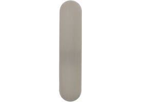 Veiligheid klik binnenschild breed afgerond 250x55x8mm, 3 x M6 doorgaande nokken GK/BL