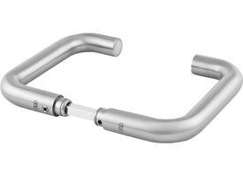 Deurkrukken U-model 150x76mm 20mm Deurkrukken U-model roestvast staal 150x76mm, Ø 20mm, met krukstift 9x84mm geschikt voor deur- en beslagdikte van 40-69mm.