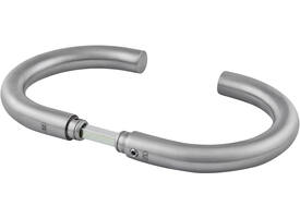 Deurkrukken halve cirkel 144x93mm 20mm