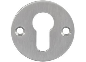 Rozet PC Ø55x2mm met 2 schroefgaten voor M4 h.o.h. 38mm