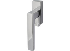 Olivari raamkruk afsluitbaar Planet Q + rechthoekig rozet 86x32x18mm, stift 7x42mm Chroom