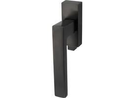 Olivari raamkruk afsluitbaar Planet Q + rechthoekig rozet 86x32x18mm, stift 7x42mm Antraciet mat titaan PVD